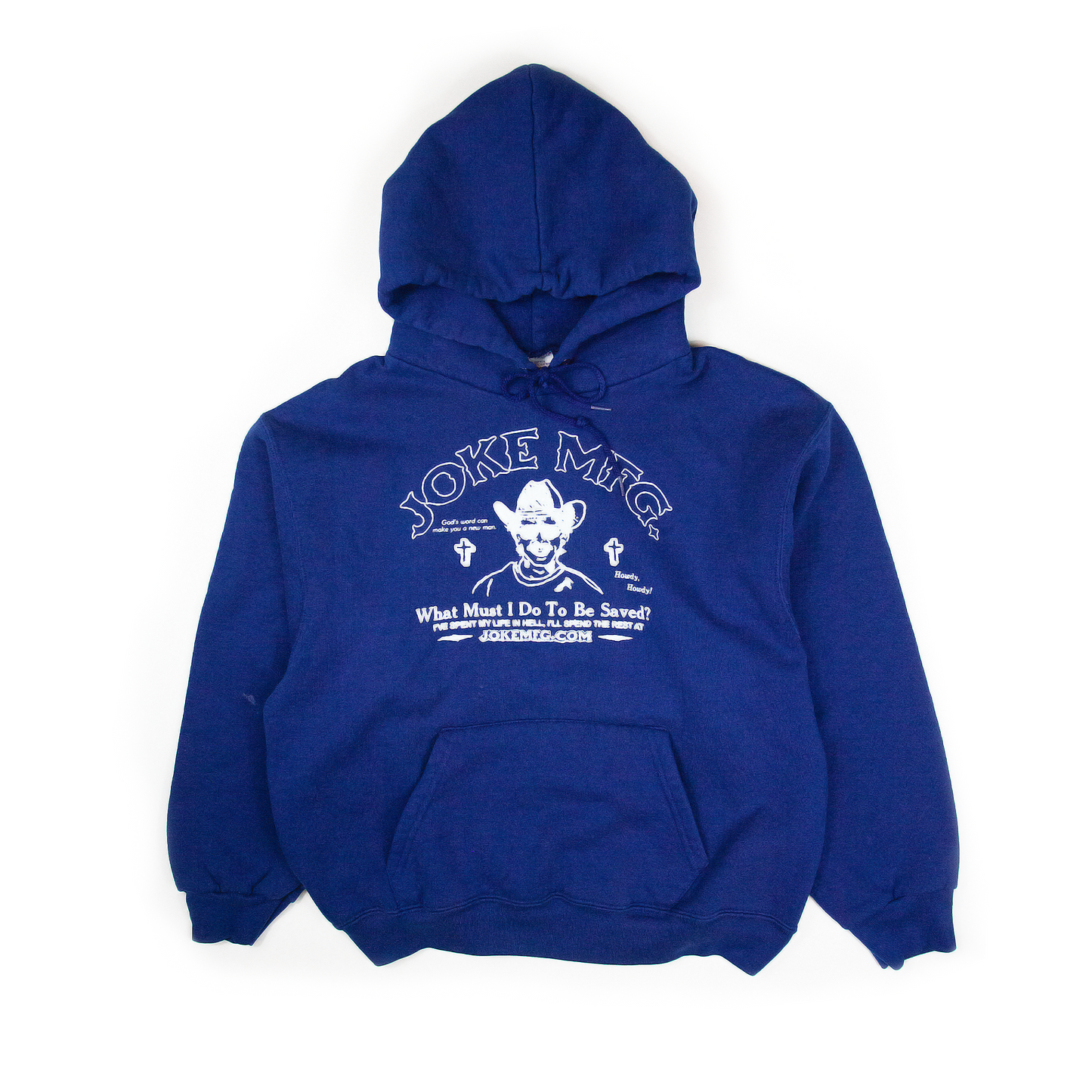 REWORKED HOODIE 007 - (SMALL / BLUE)