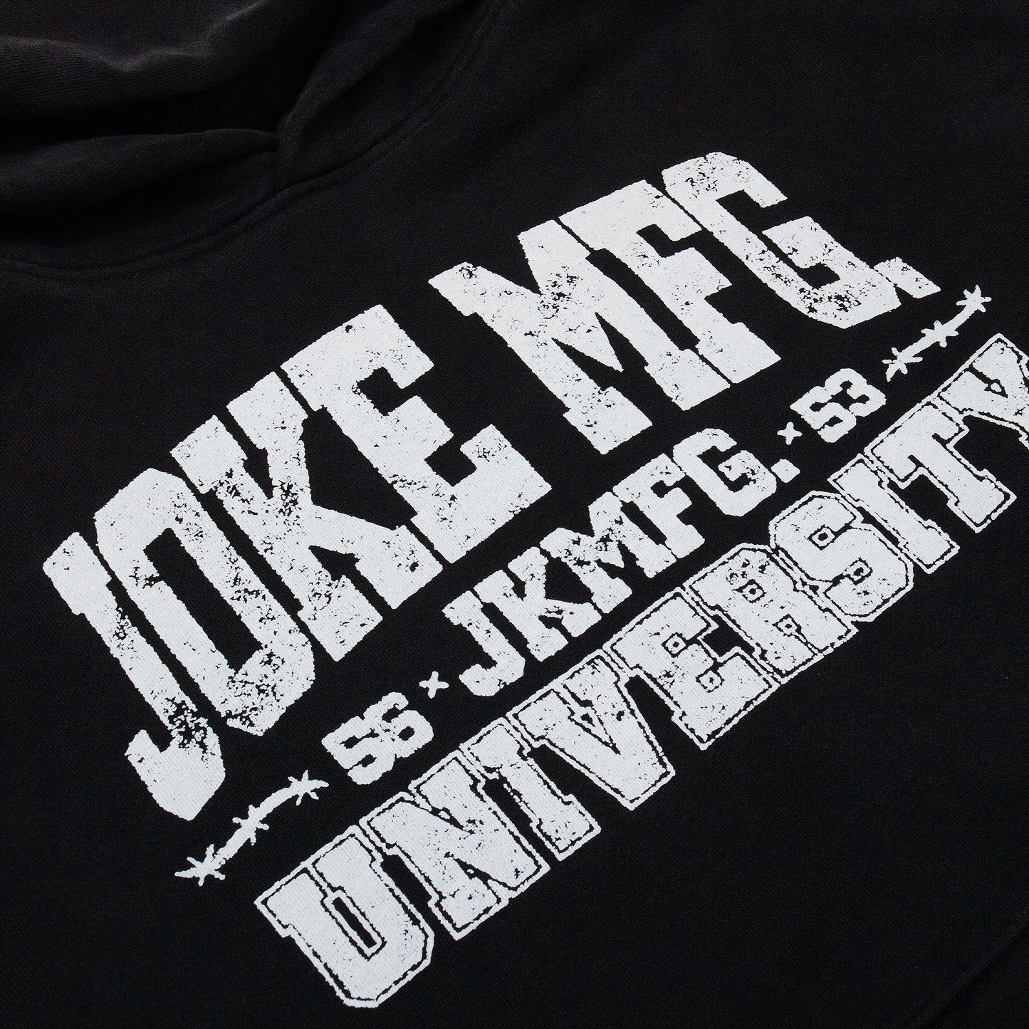 VARSITY HOODIE - (BLACK)