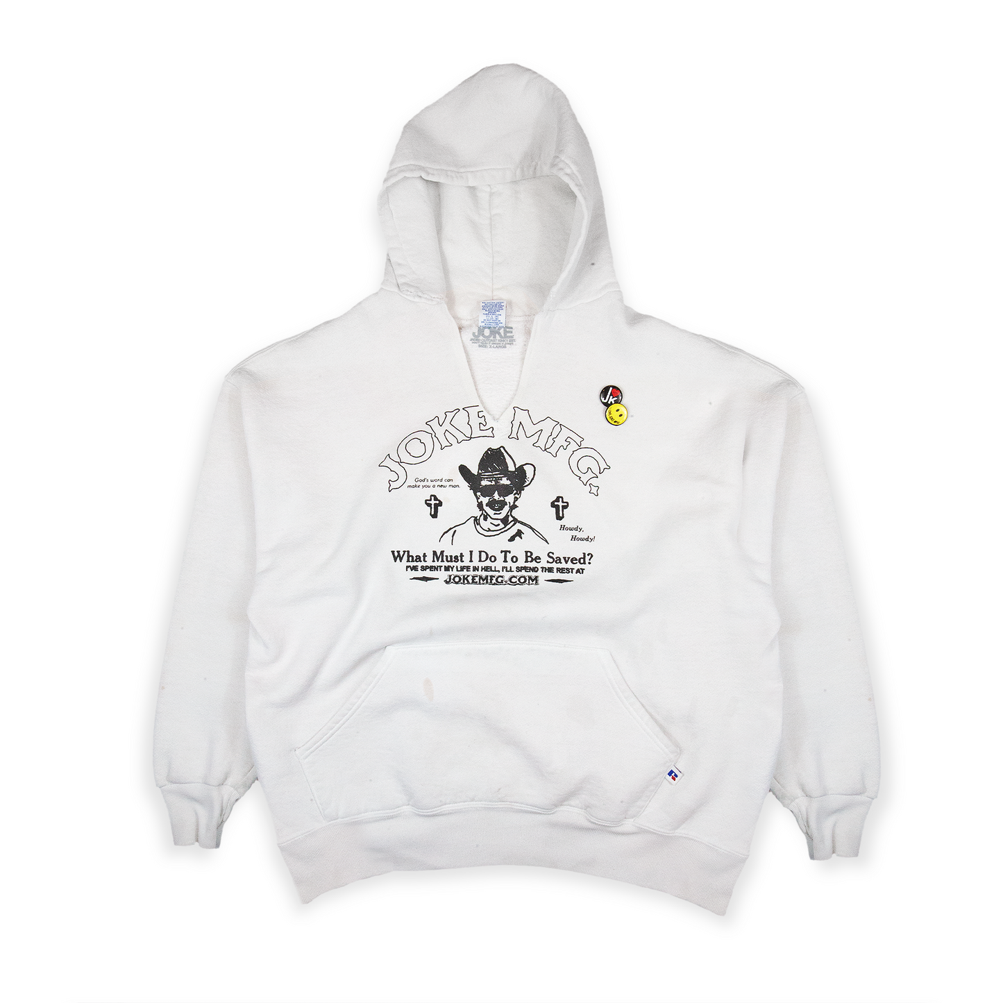 REWORKED HOODIE 005 - (WHITE / X-LARGE)