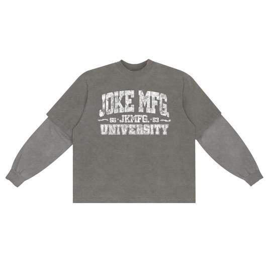 VARSITY LAYERED LONG-SLEEVE - (CONCRETE)
