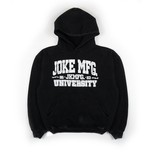 VARSITY HOODIE - (BLACK)